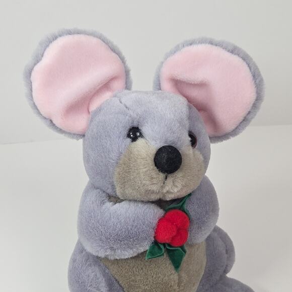 Commonwealth Snowden Gray Mouse Plush 10 Inch Vintage 1998 Stuffed Animal Toy - Picture 8 of 14